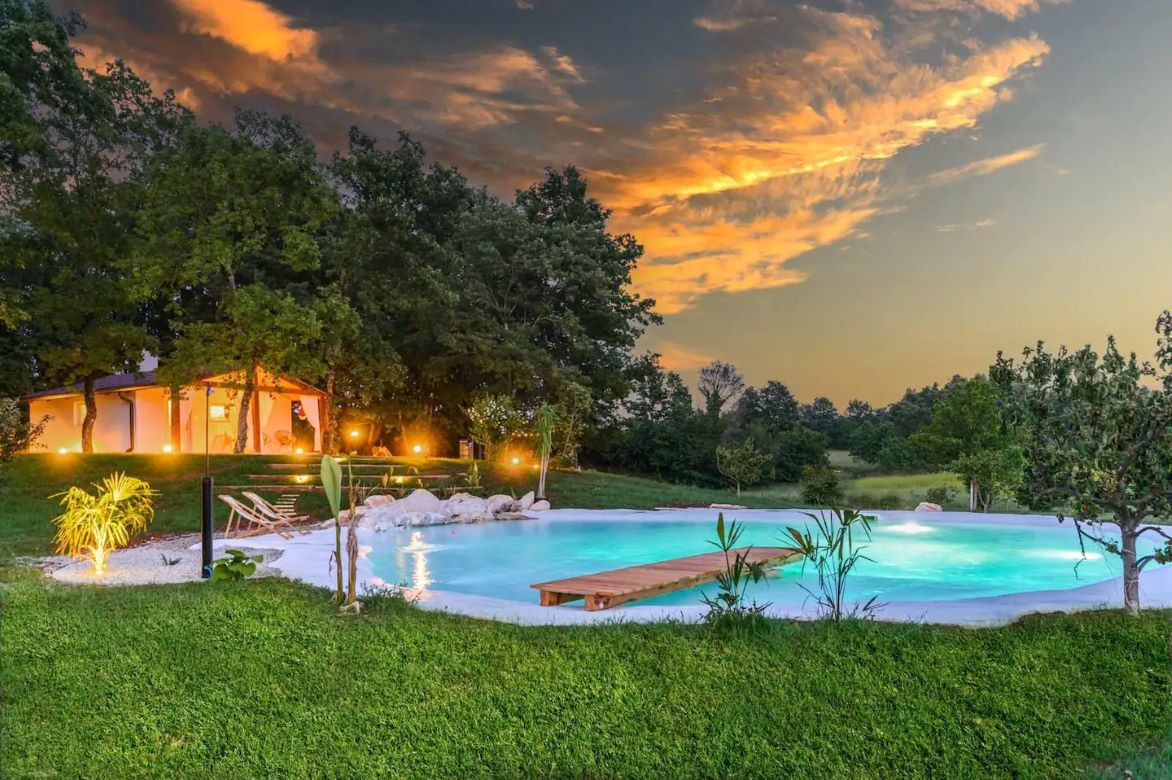 Casa Botanica - Oasis of tranquility: tropical pool in summer, jacuzzi & sauna in winter, Casa Botanica  Žminj